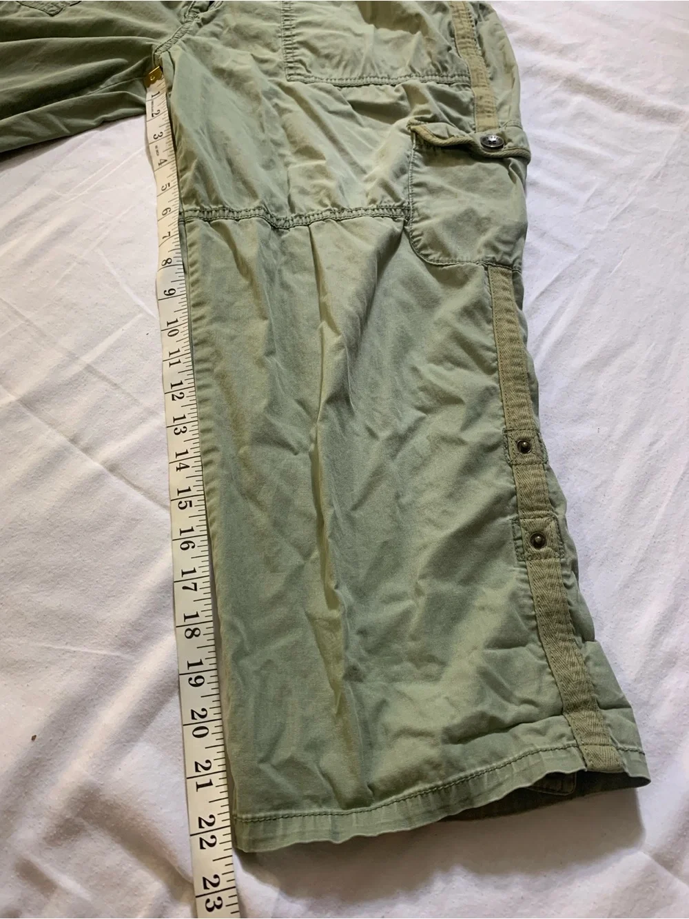 SONOMA Olive Utility Capri Pants